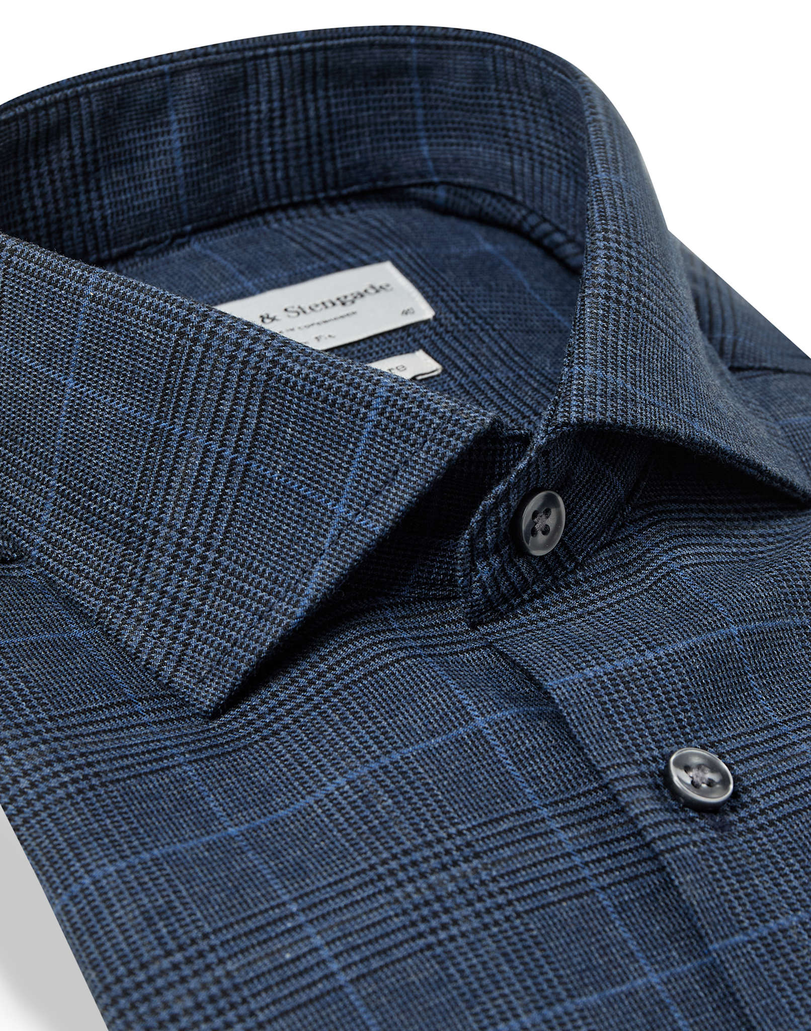 BS Bogaerts Slim Fit Skjorta - Navy