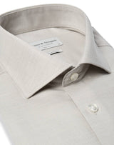 BS Caroll Slim Fit Skjorta - Sand