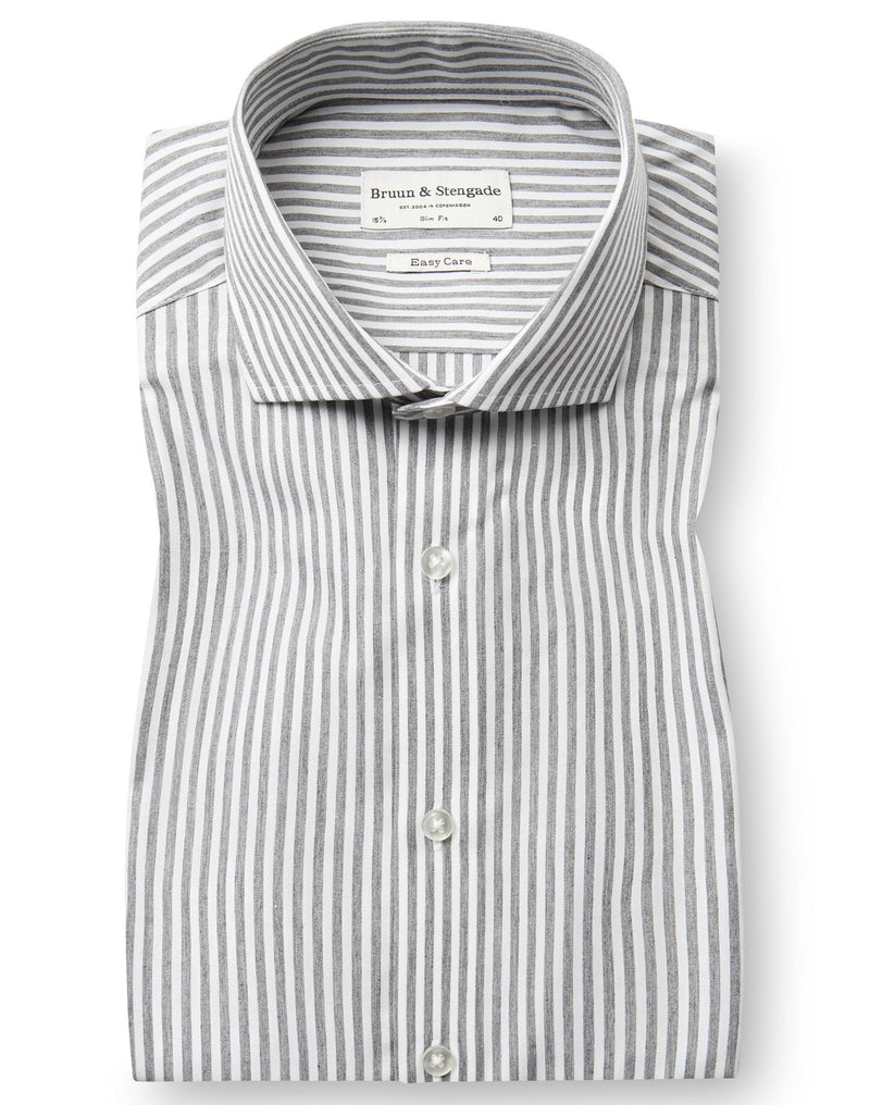 BS Cole Slim Fit Skjorta - Green/White