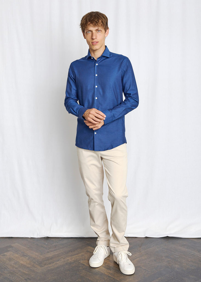 BS Diaz Slim Fit Skjorta - Dark Blue