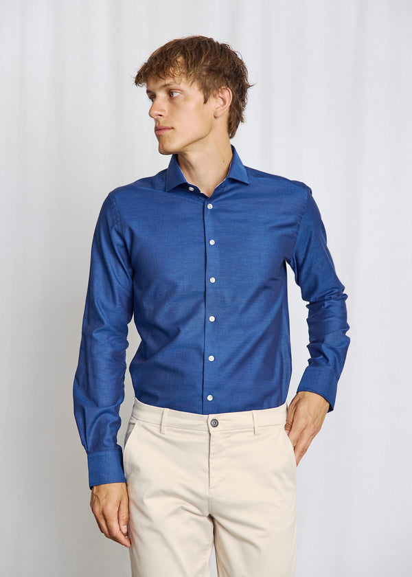 BS Diaz Slim Fit Skjorta - Dark Blue