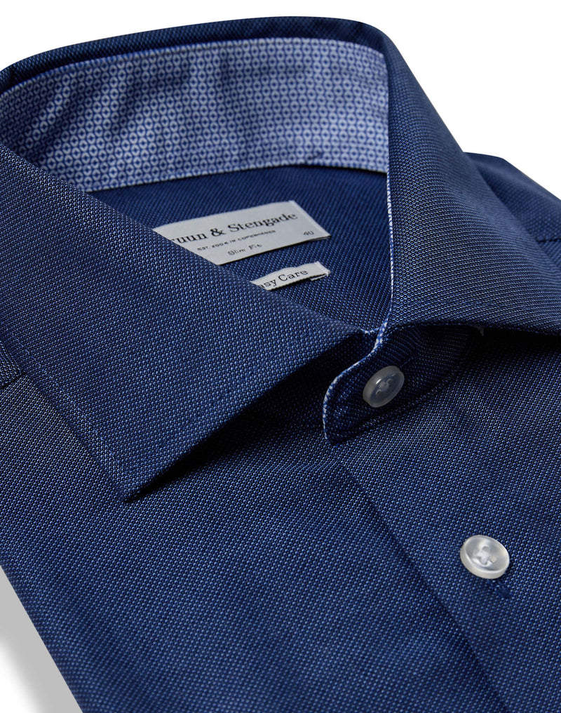 BS Diaz Slim Fit Skjorta - Dark Blue