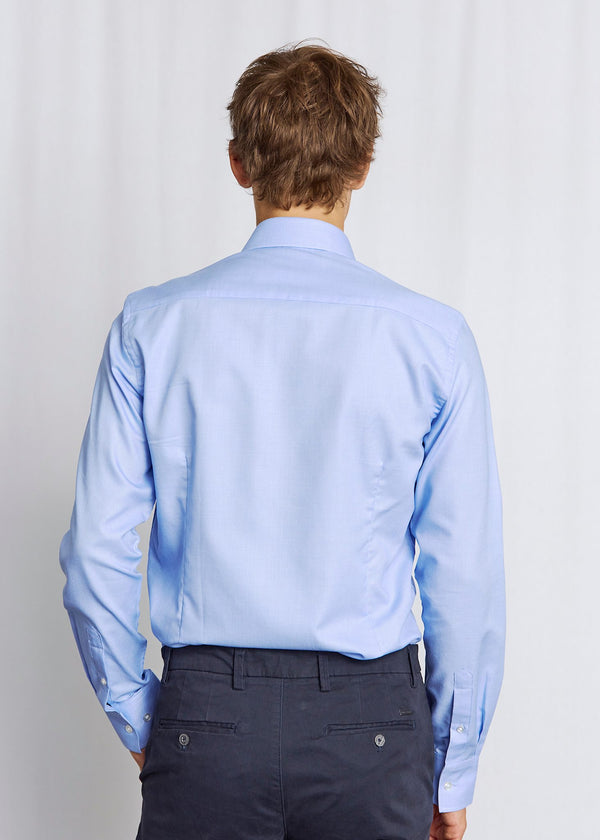 BS Freeman Slim Fit Skjorta - Light Blue