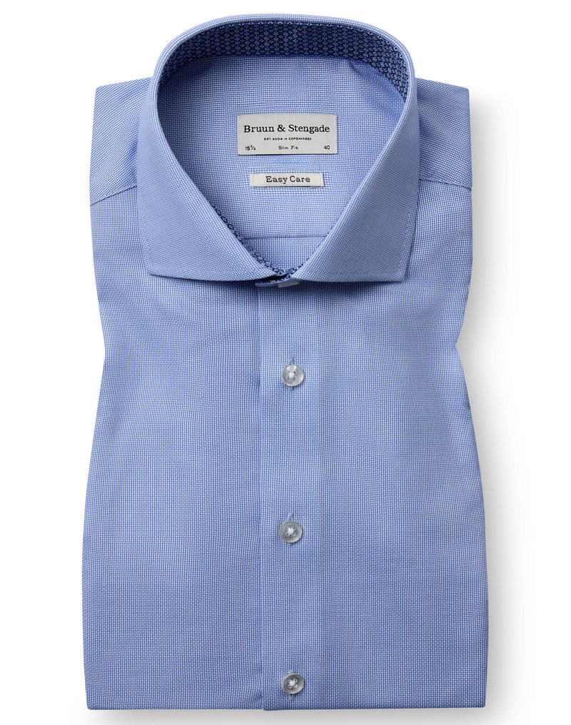 BS Freeman Slim Fit Skjorta - Light Blue