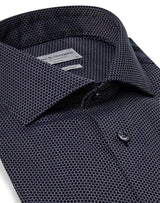 BS Gray Slim Fit Skjorta - Navy