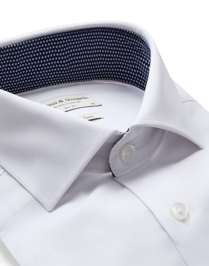 BS Hader Slim Fit Skjorta - White