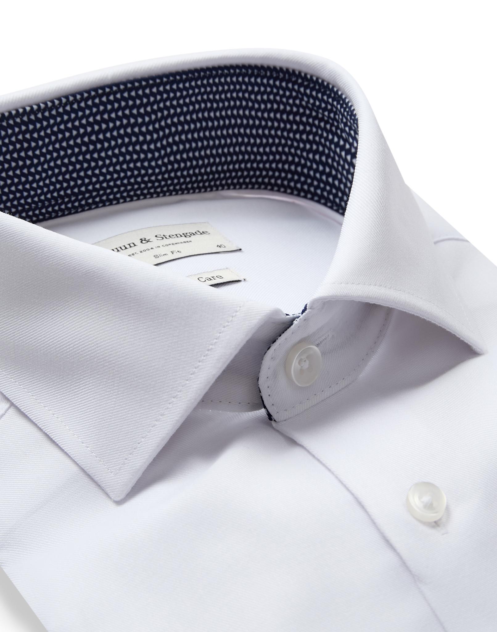 BS Hader Slim Fit Skjorta - White