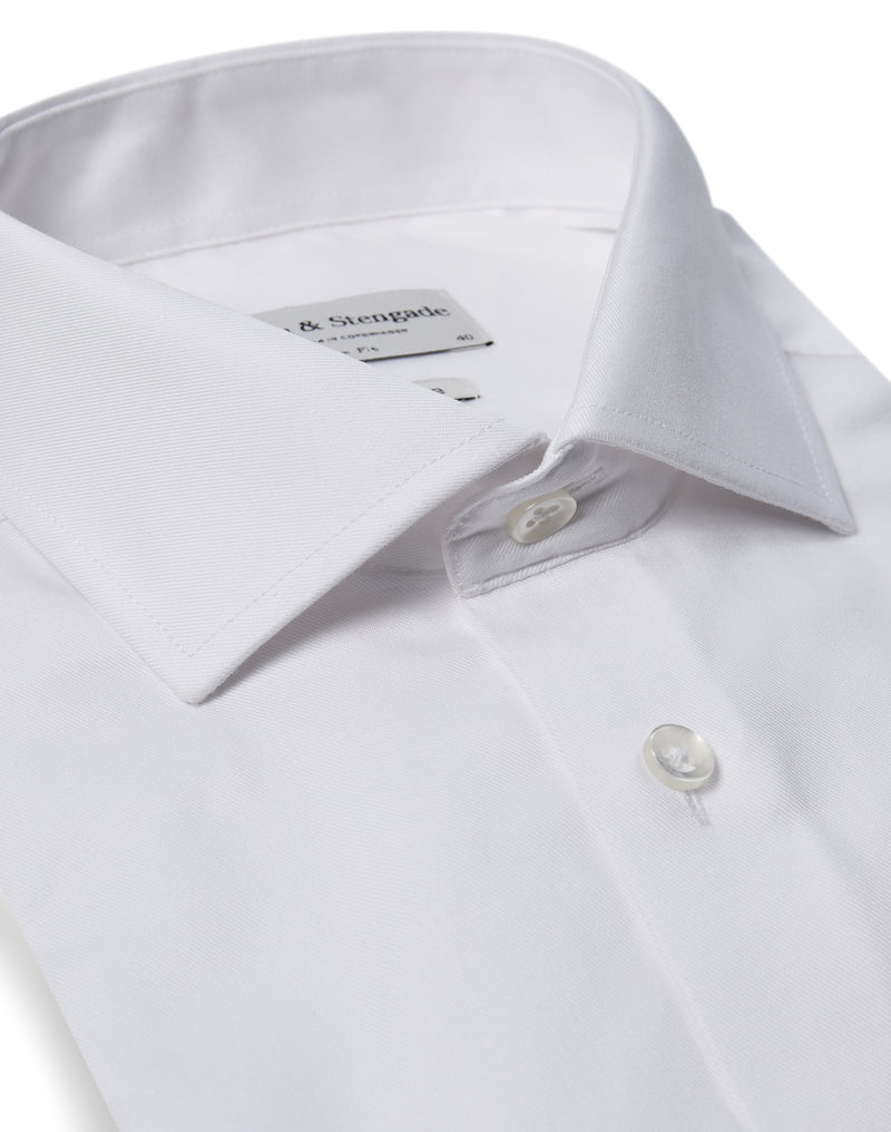 BS Hader Slim Fit Skjorta - White