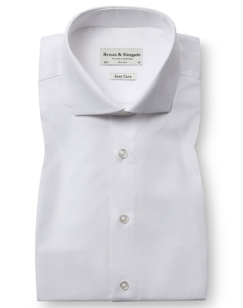 BS Hader Slim Fit Skjorta - White