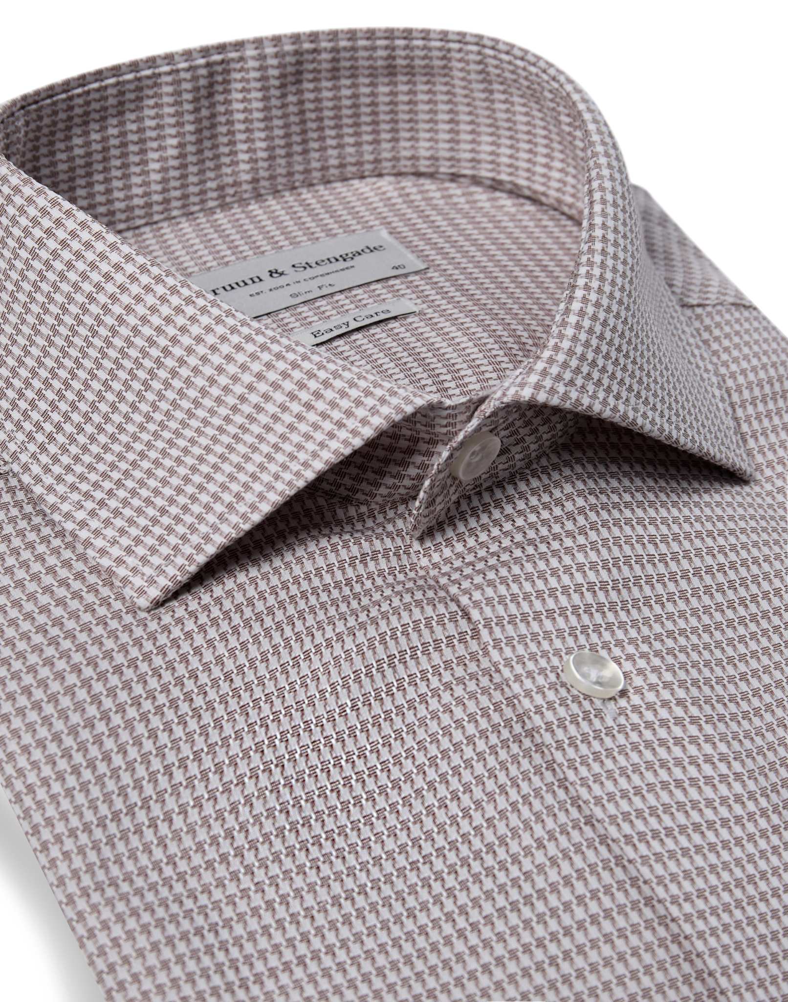 BS Harper Slim Fit Skjorta - Sand