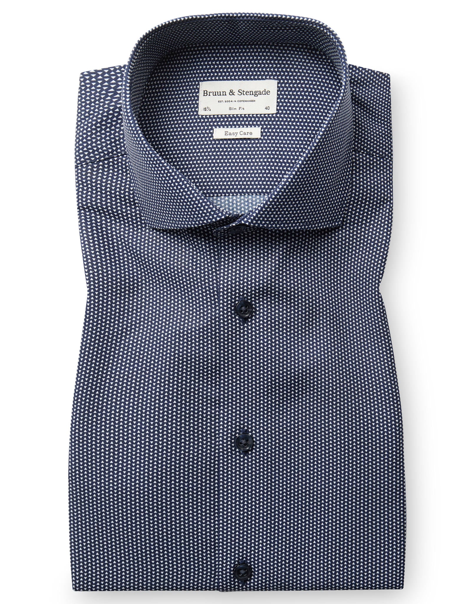 BS Henderson Slim Fit Skjorta - Navy