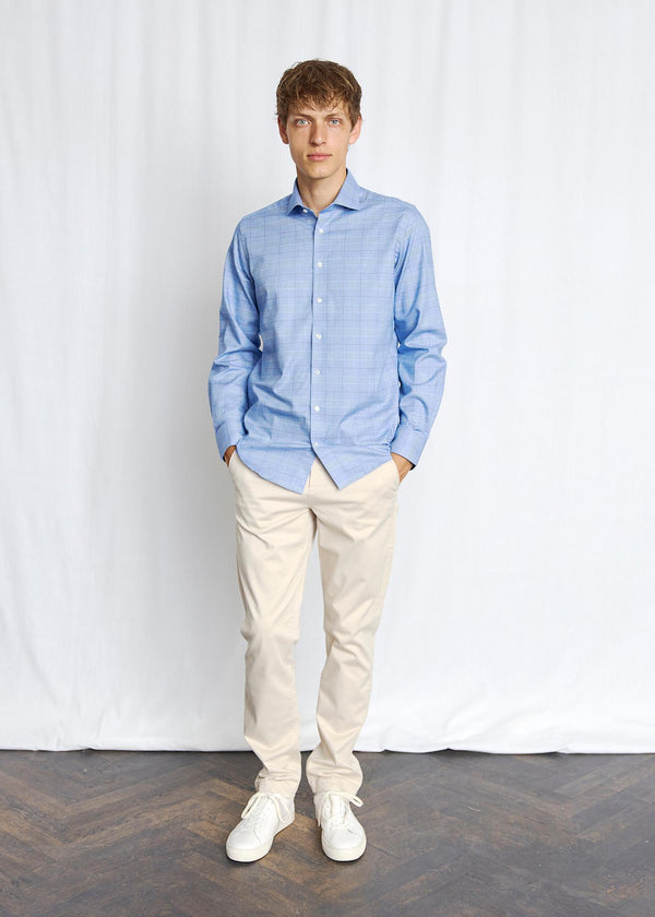 BS Ramirez Slim Fit Skjorta - Blue