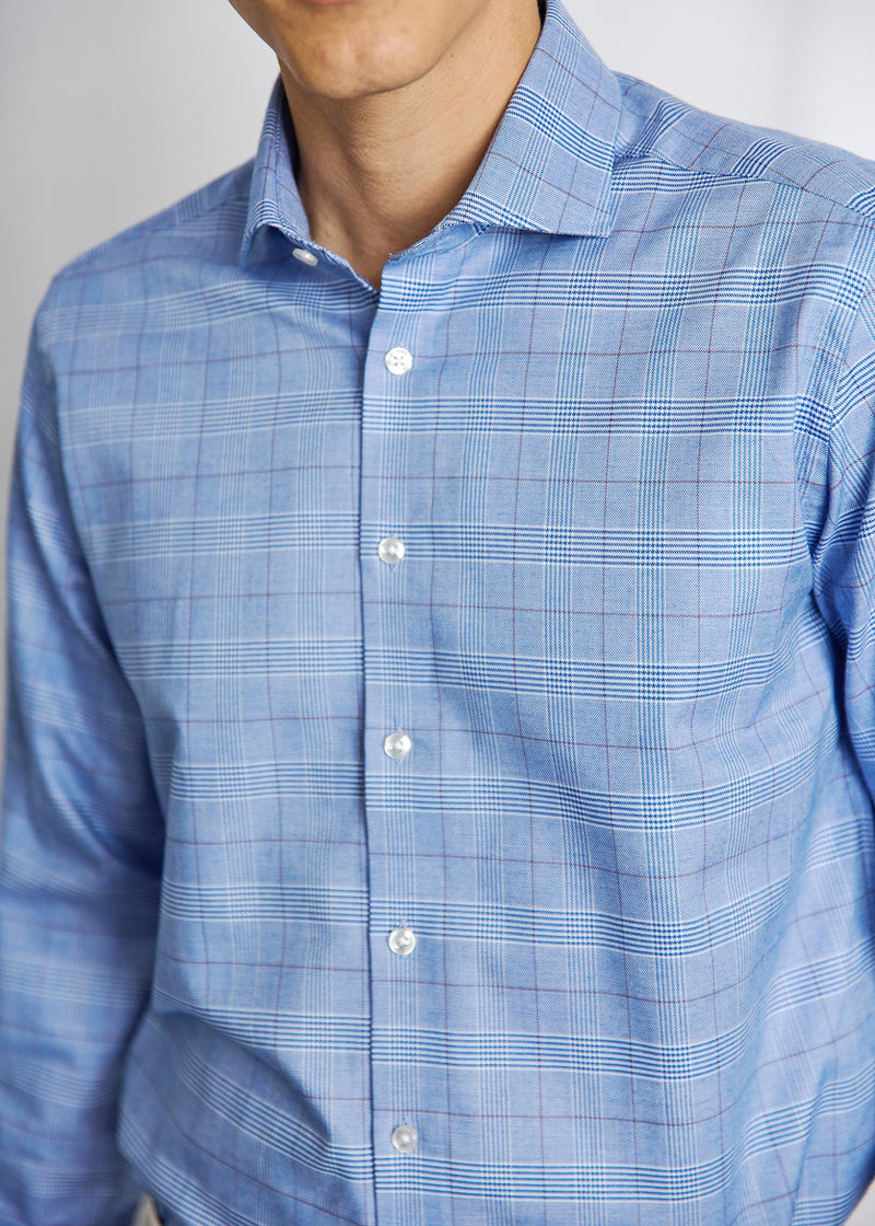 BS Ramirez Slim Fit Skjorta - Blue