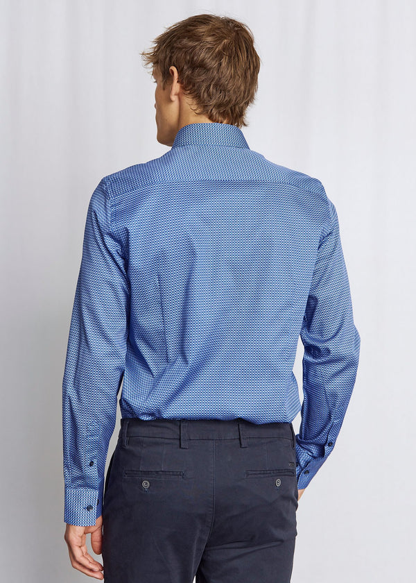 BS Shohei Slim Fit Skjorta - Blue