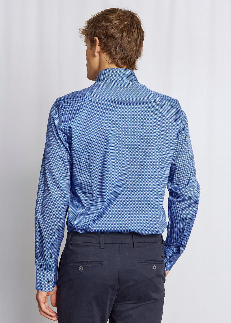 BS Shohei Slim Fit Skjorta - Blue