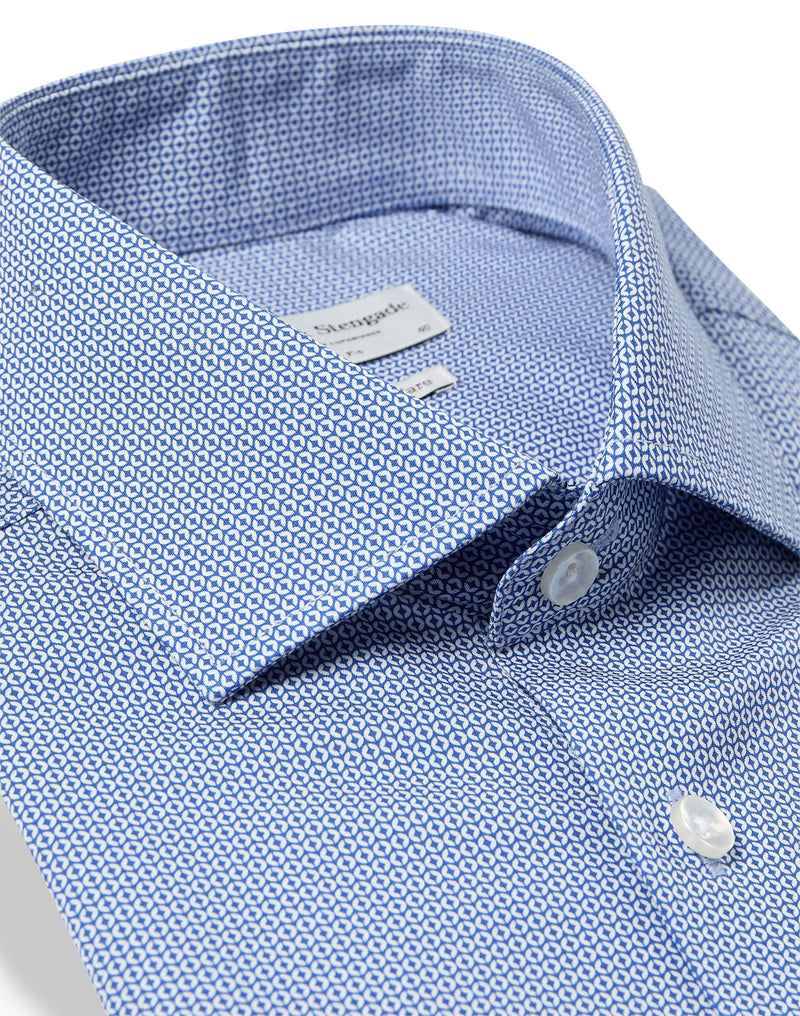 BS Wheeler Slim Fit Skjorta - Blue