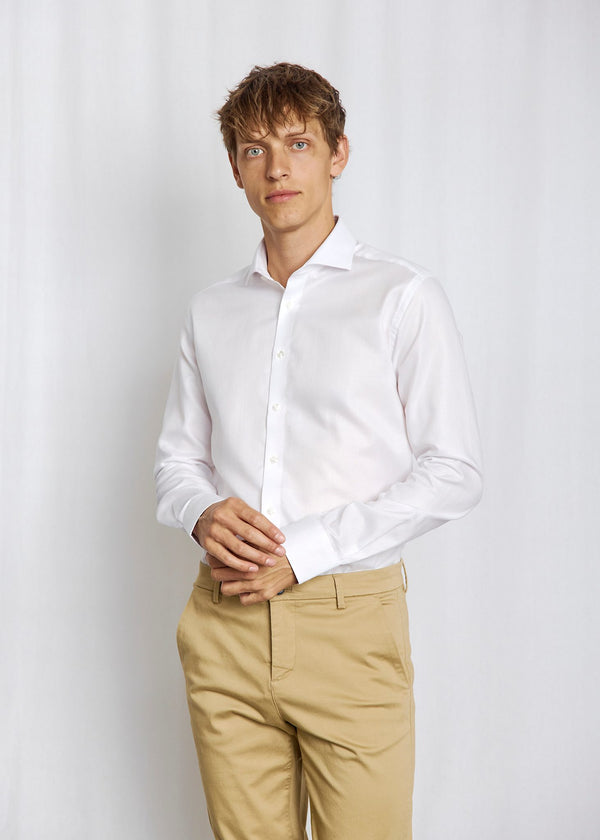 BS Skubai Slim Fit Skjorta - White