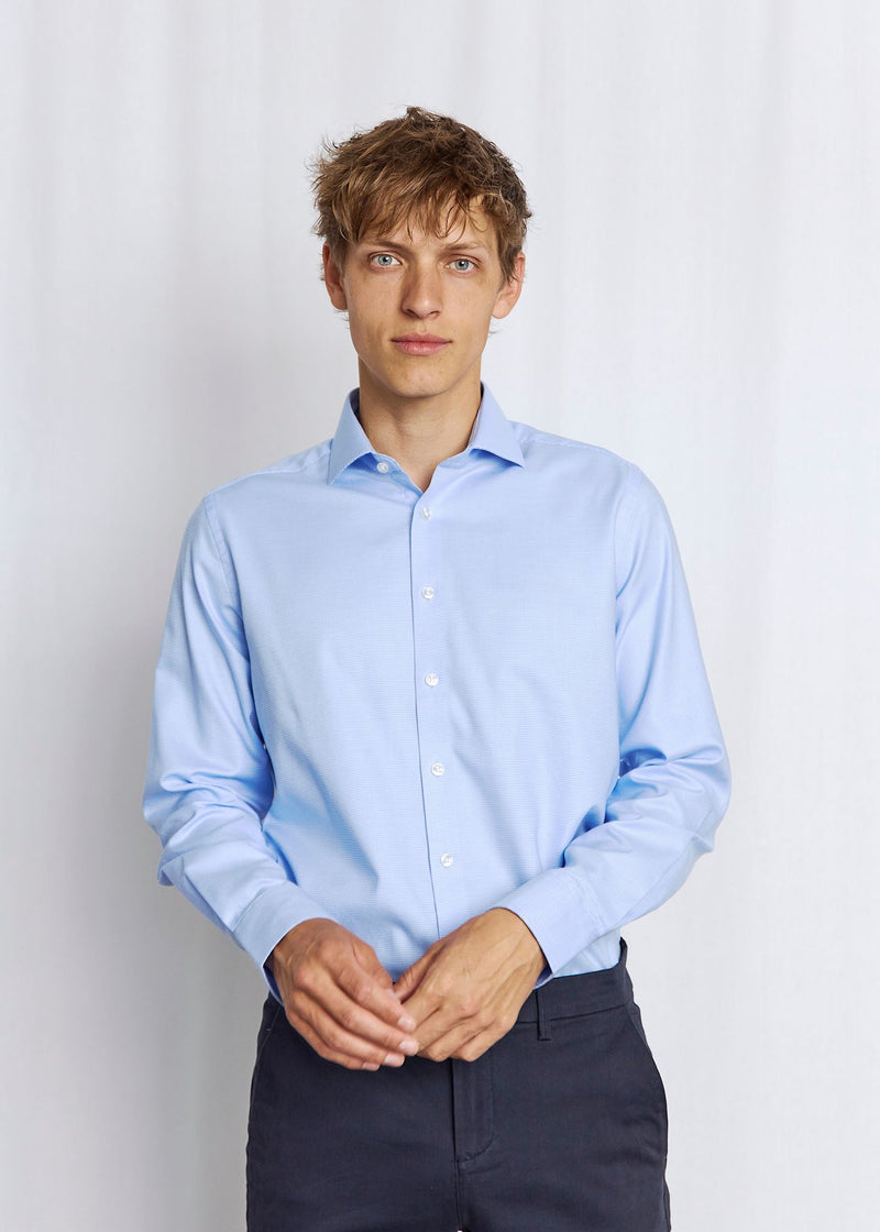 BS Ronald Modern Fit Skjorta - Light Blue