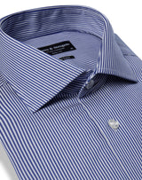 BS Yordan Modern Fit Skjorta - Dark Blue/White