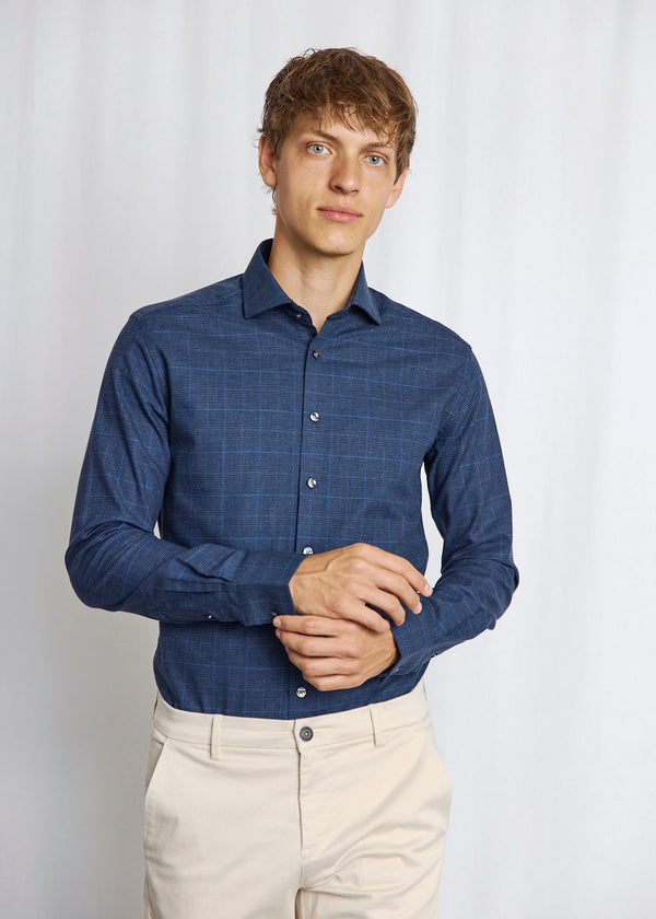 BS Xander Modern Fit Skjorta - Navy