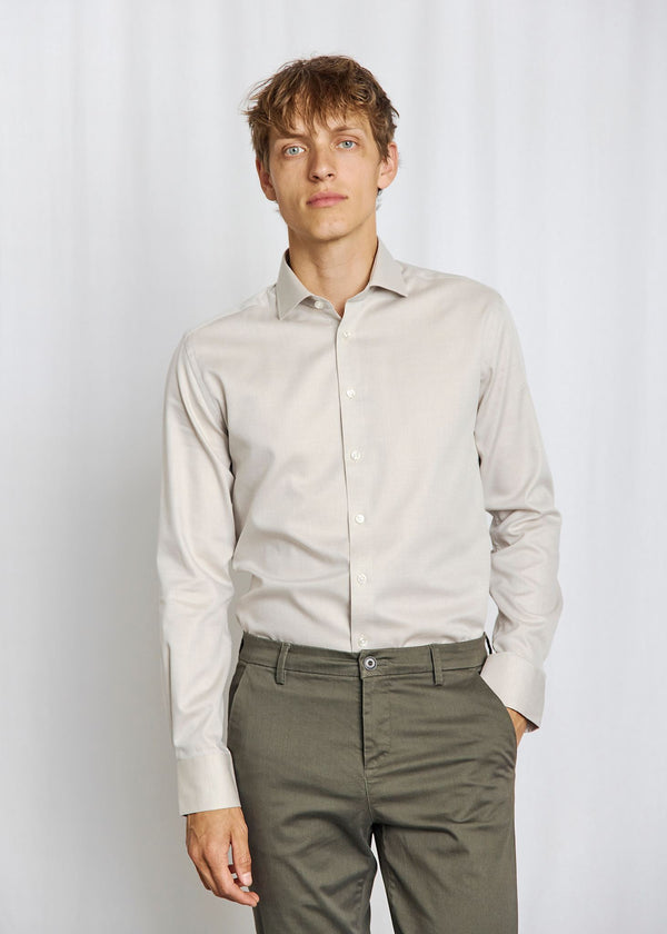 BS Corbin Modern Fit Skjorta - Sand