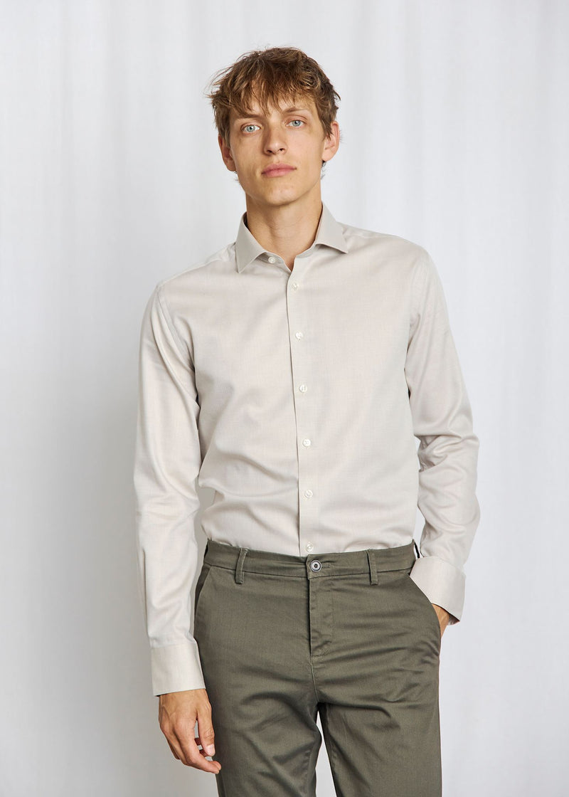 BS Corbin Modern Fit Skjorta - Sand
