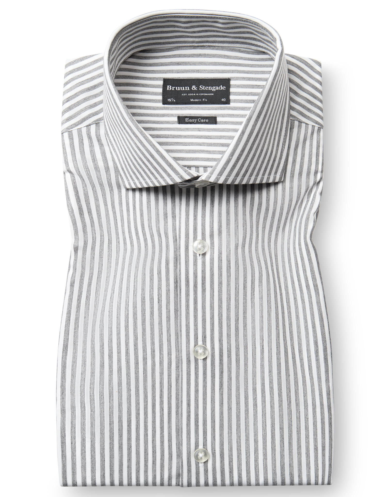 BS Gerrit Modern Fit Skjorta - Green/White