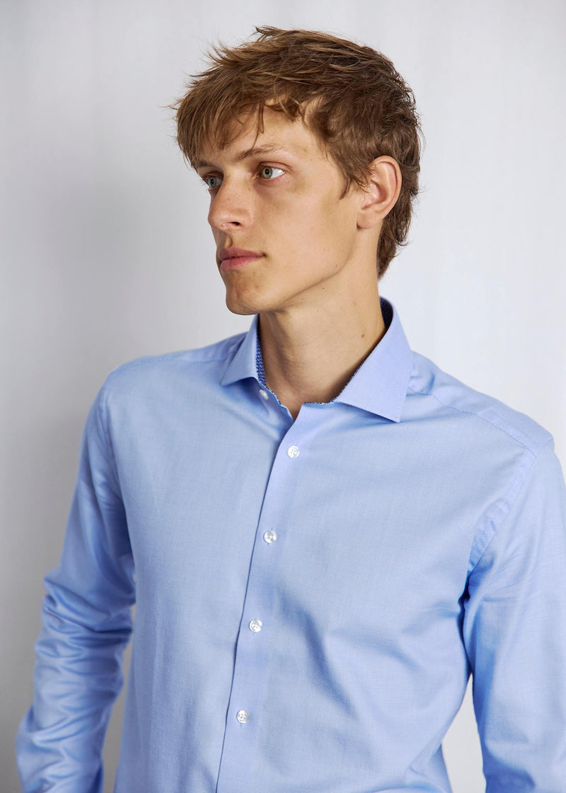 BS Freddie Modern Fit Skjorta - Light Blue