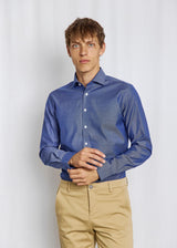 BS Adolis Modern Fit Skjorta - Blue