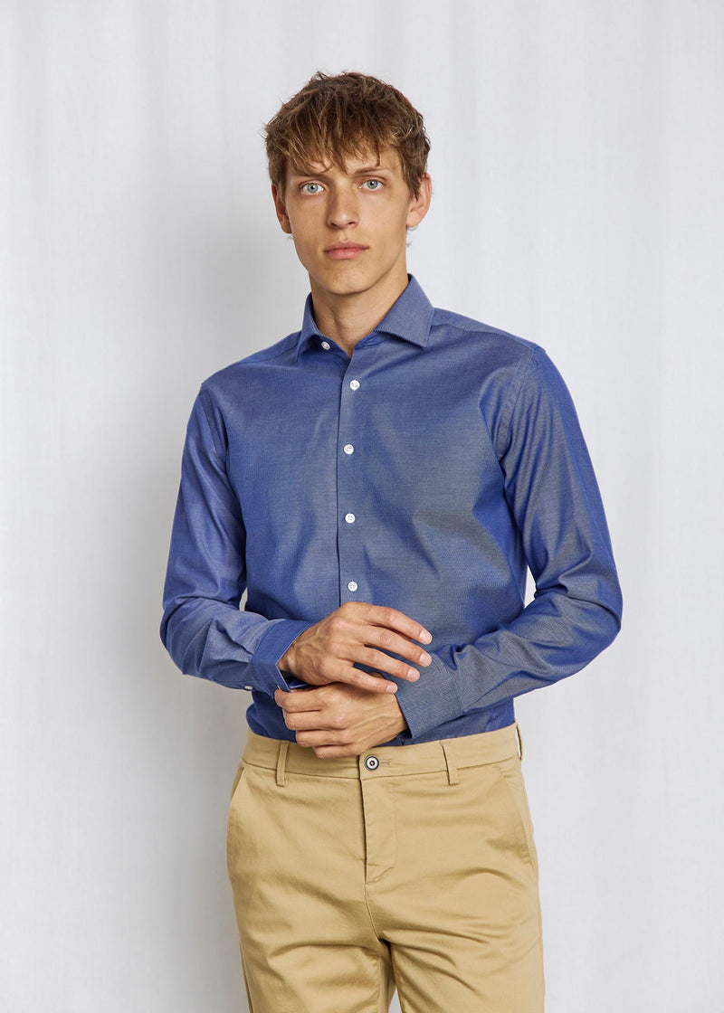 BS Adolis Modern Fit Skjorta - Blue