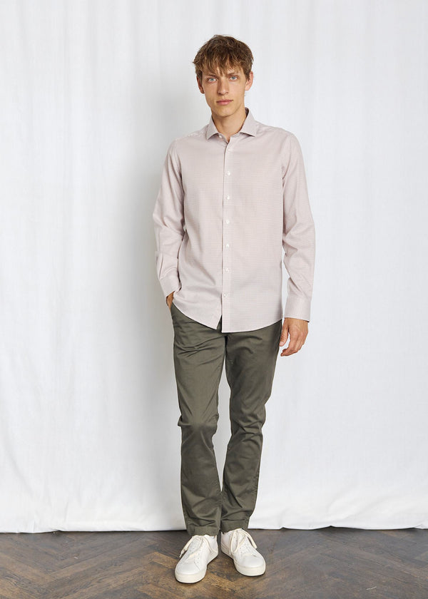BS Bryce Modern Fit Skjorta - Sand