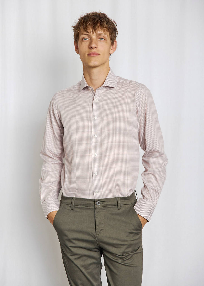 BS Bryce Modern Fit Skjorta - Sand
