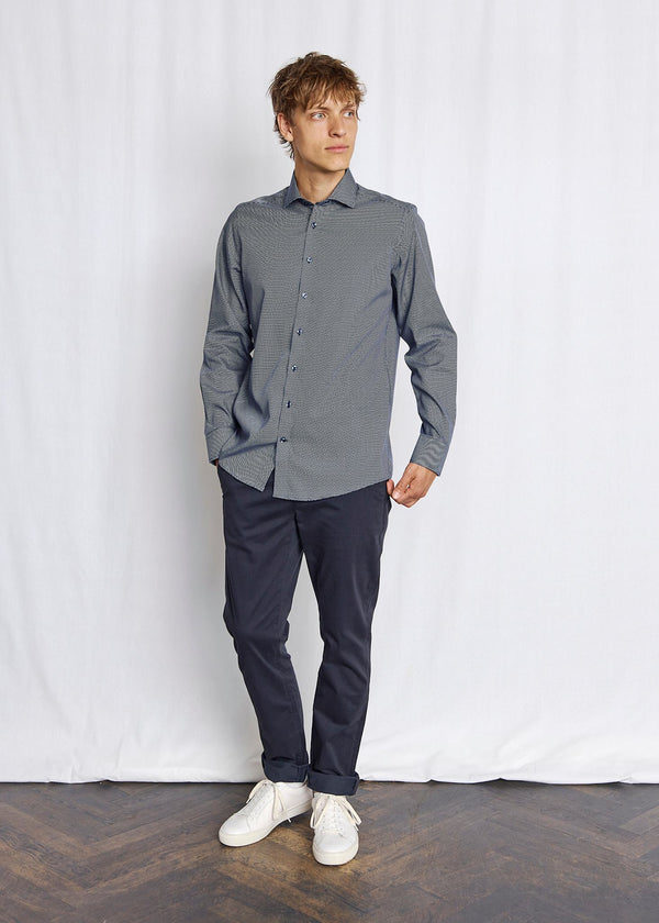 BS Gunnar Modern Fit Skjorta - Navy