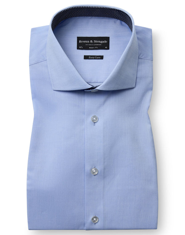 BS Aaron Modern Fit Skjorta - Light Blue