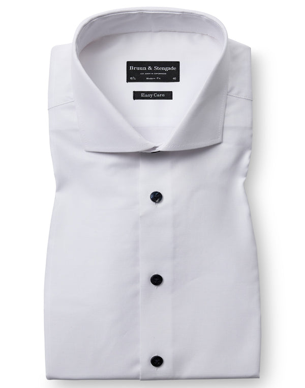 BS Pablo Modern Fit Skjorta - White