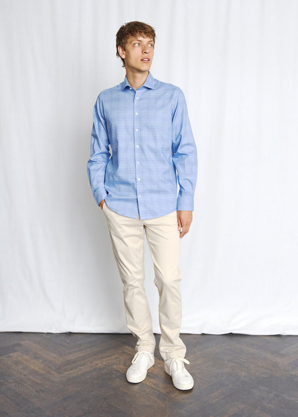 BS Jose Modern Fit Skjorta - Blue