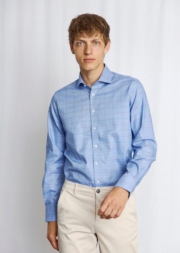 BS Jose Modern Fit Skjorta - Blue