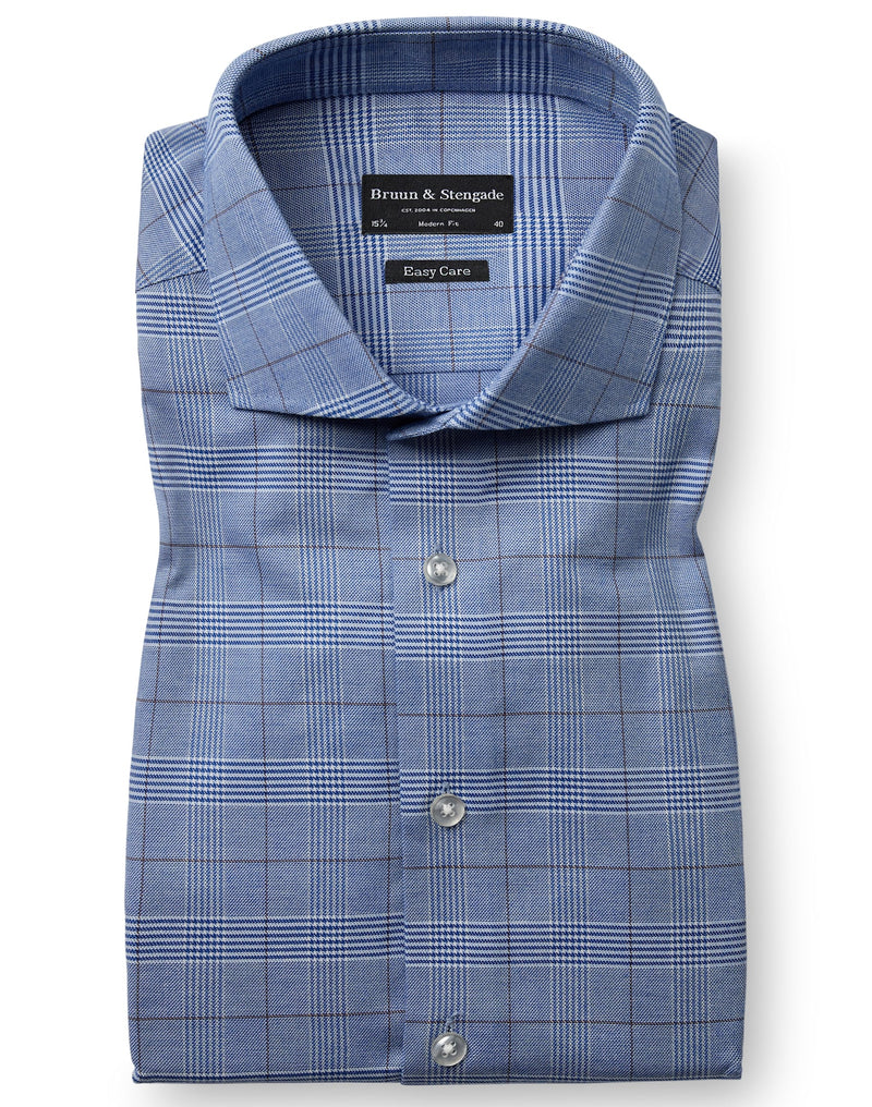 BS Jose Modern Fit Skjorta - Blue