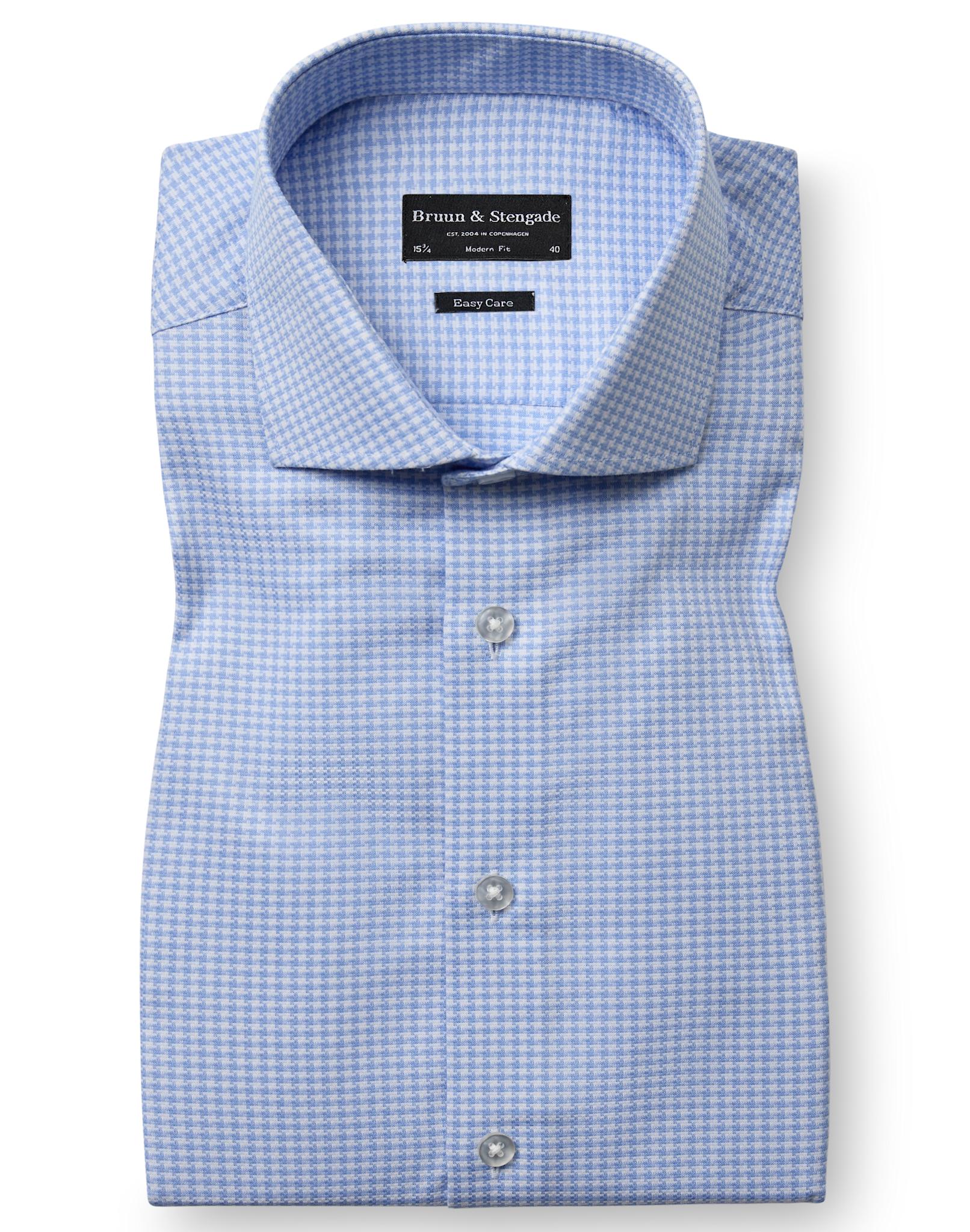 BS Austin Modern Fit Skjorta - Light Blue