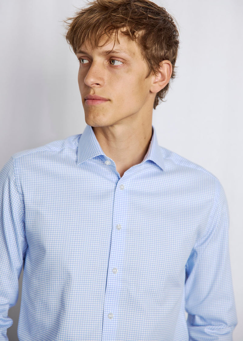 BS Austin Modern Fit Skjorta - Light Blue