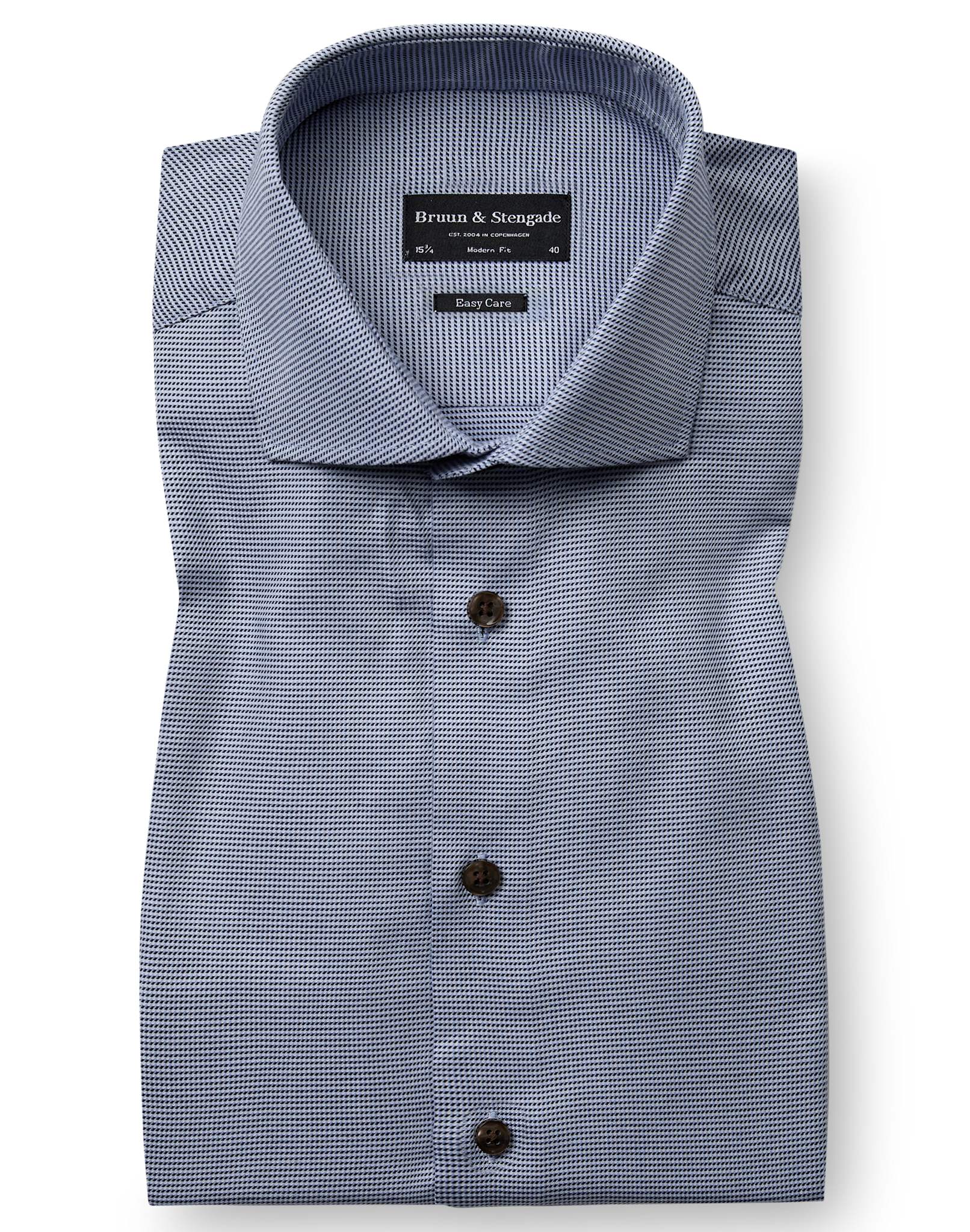 BS Corey Modern Fit Skjorta - Dark Blue