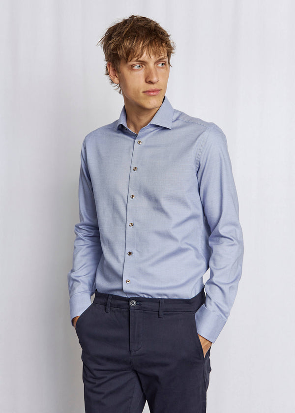BS Corey Modern Fit Skjorta - Dark Blue