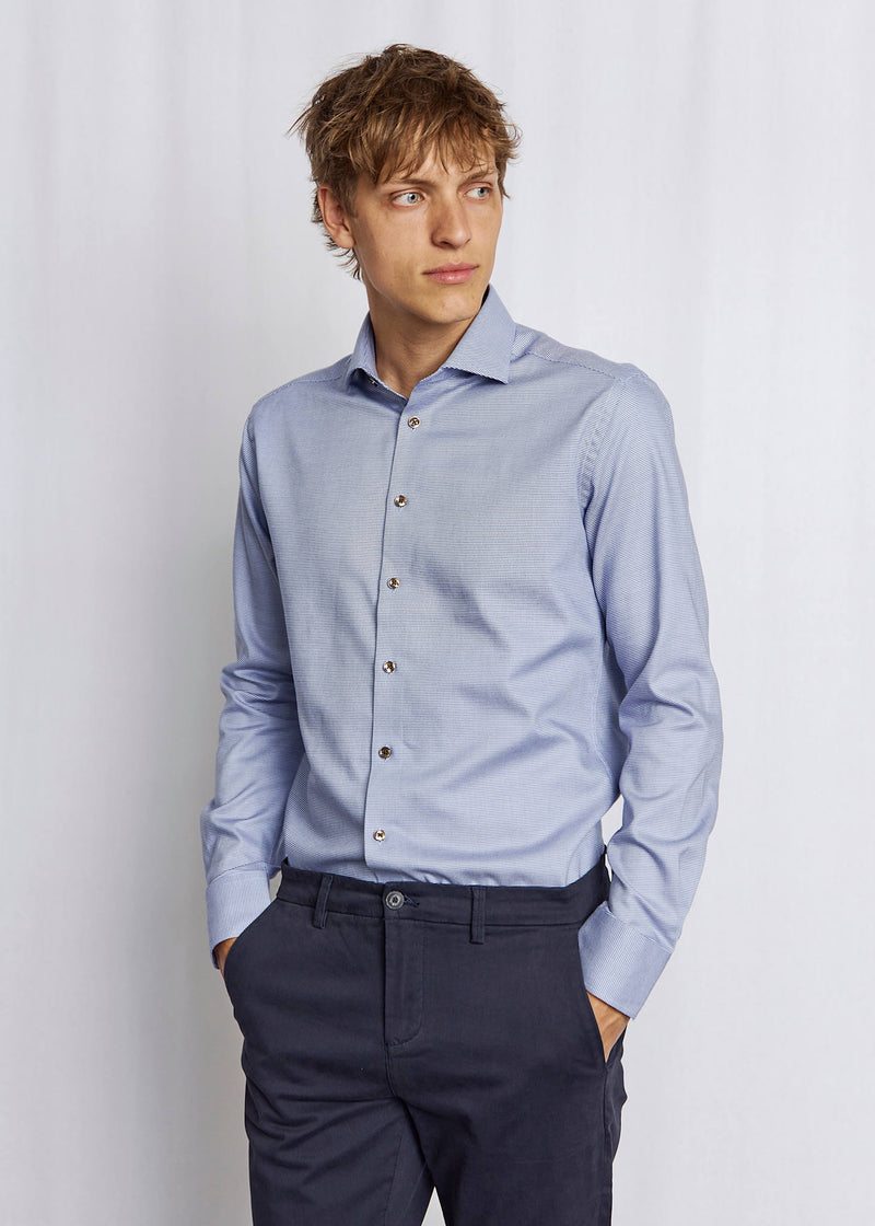 BS Corey Modern Fit Skjorta - Dark Blue