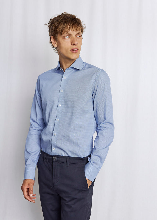 BS Zack Modern Fit Skjorta - Blue