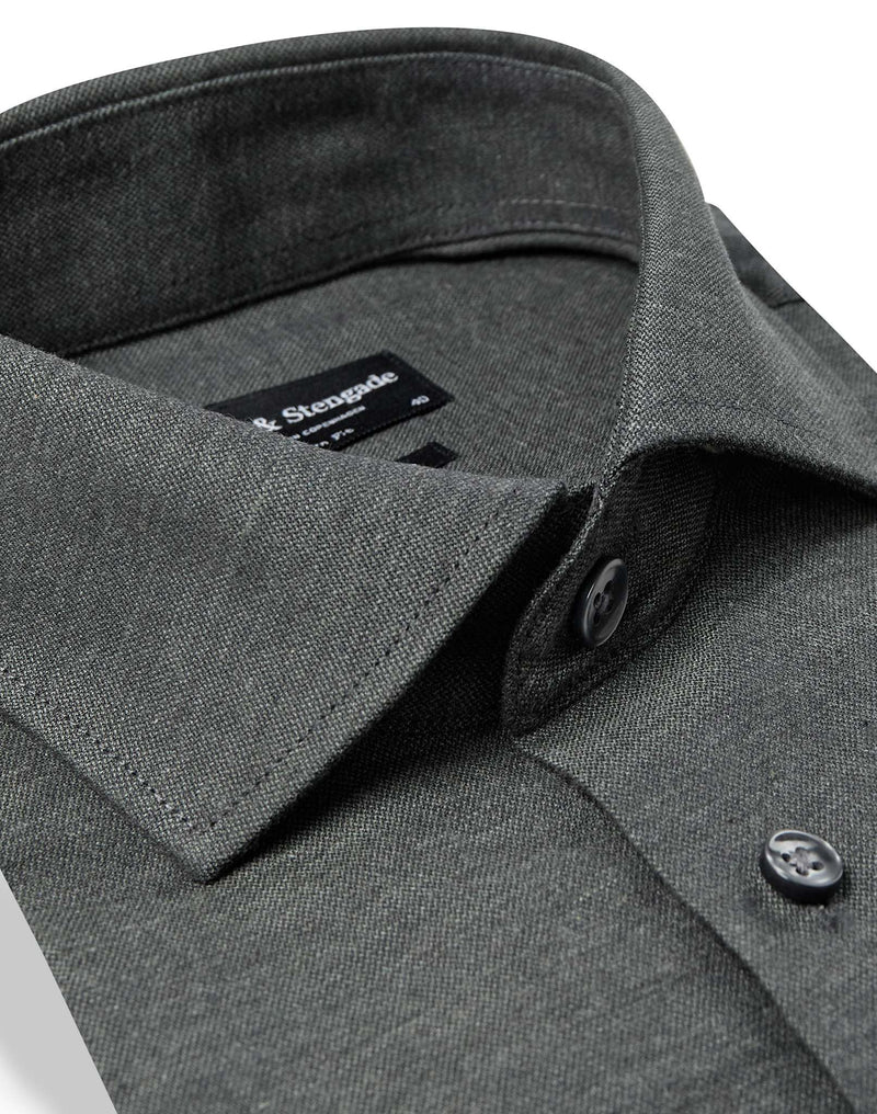 BS Bobby Modern Fit Skjorta - Dark Green