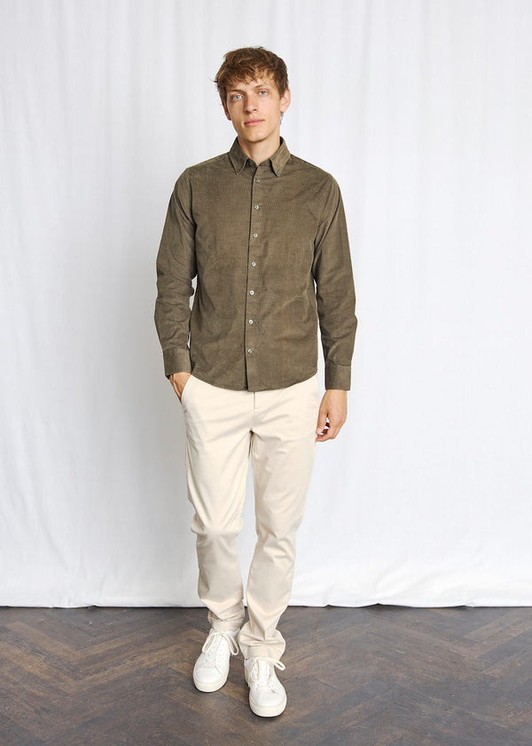 BS Monti Casual Modern Fit Skjorta - Green