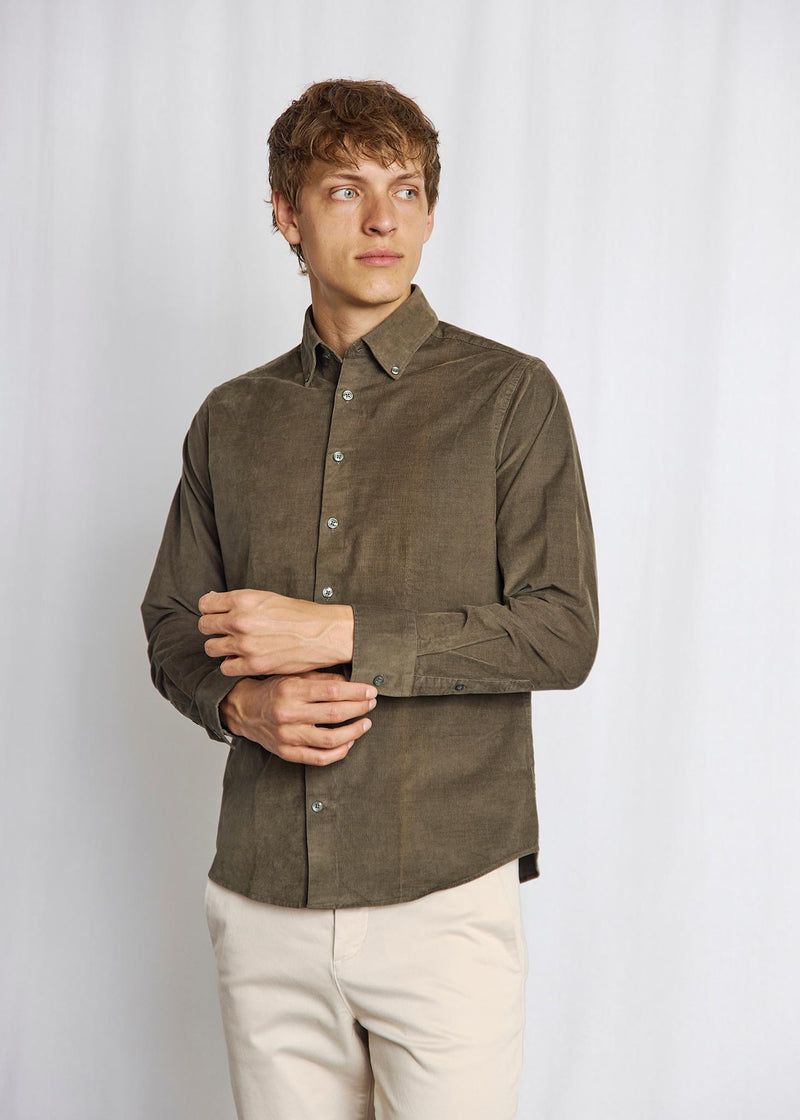 BS Monti Casual Modern Fit Skjorta - Green