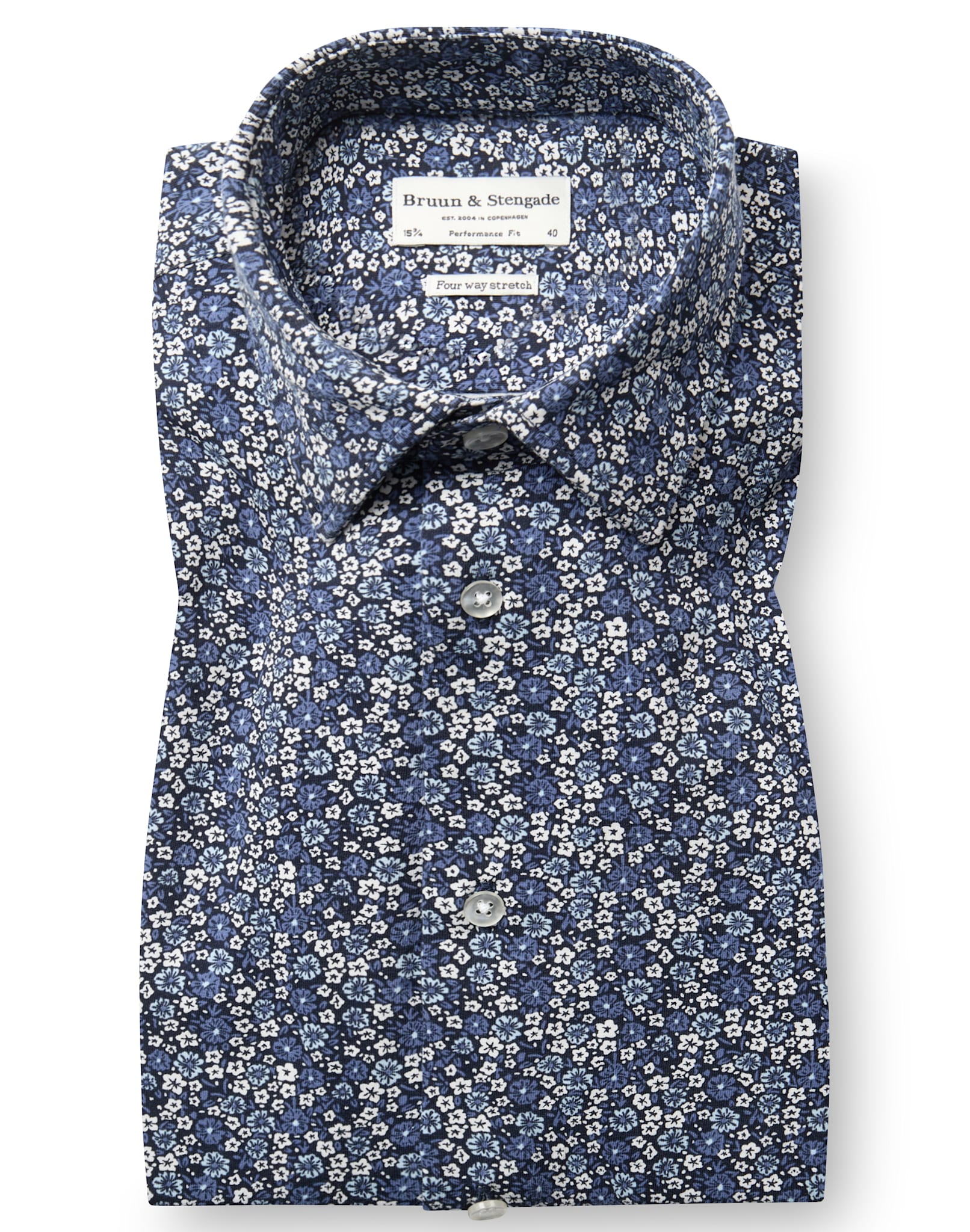 BS Kodai Performance Fit Shirt - Marinblå
