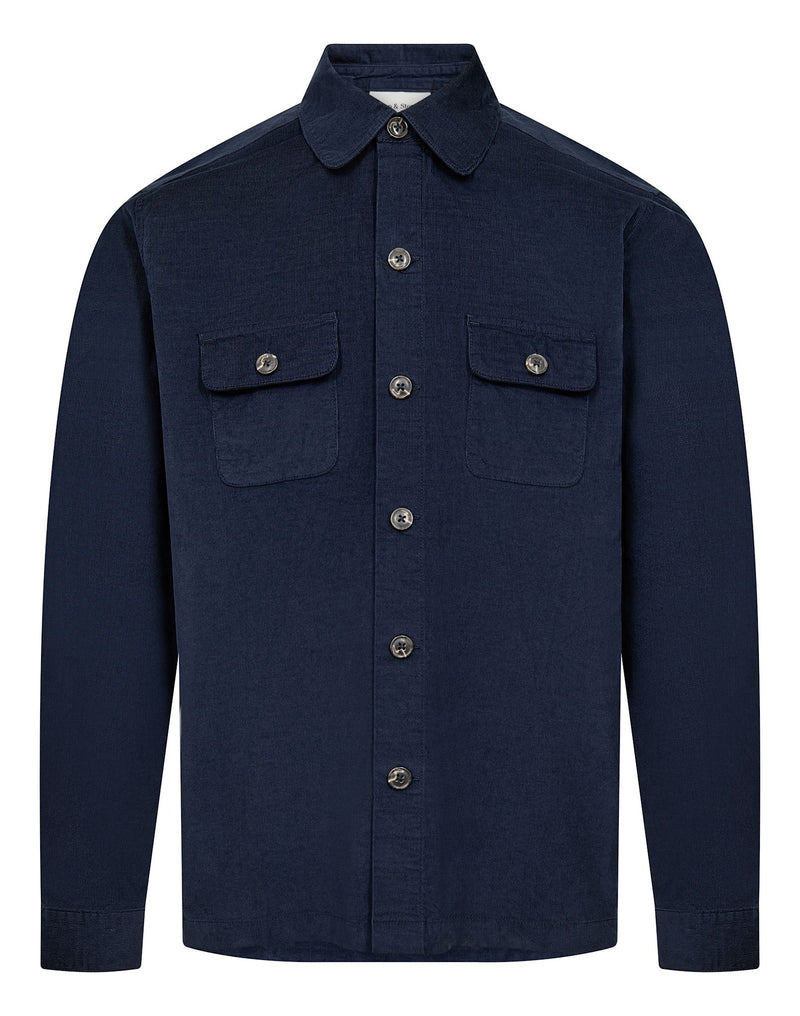 BS Onier Overshirt Skjorta - Navy