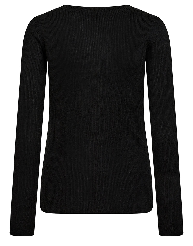 BS Asdis Regular Fit Stickat - Black